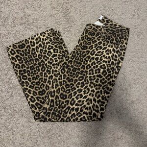 Telepatia Leopard Print jeans size 9/29